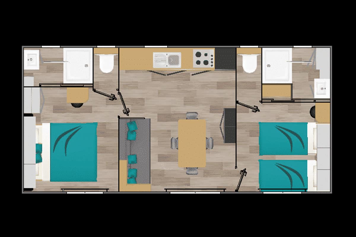 Cabane Pêcheur 4 p 2 Bdrms 2 Bthrms ****