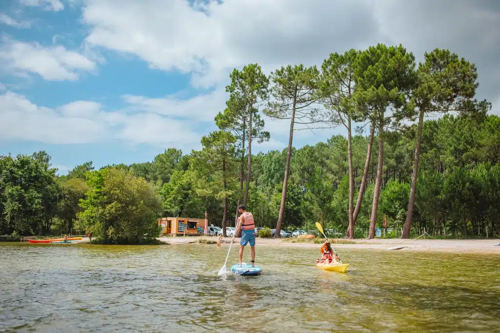 camping paddle Landes