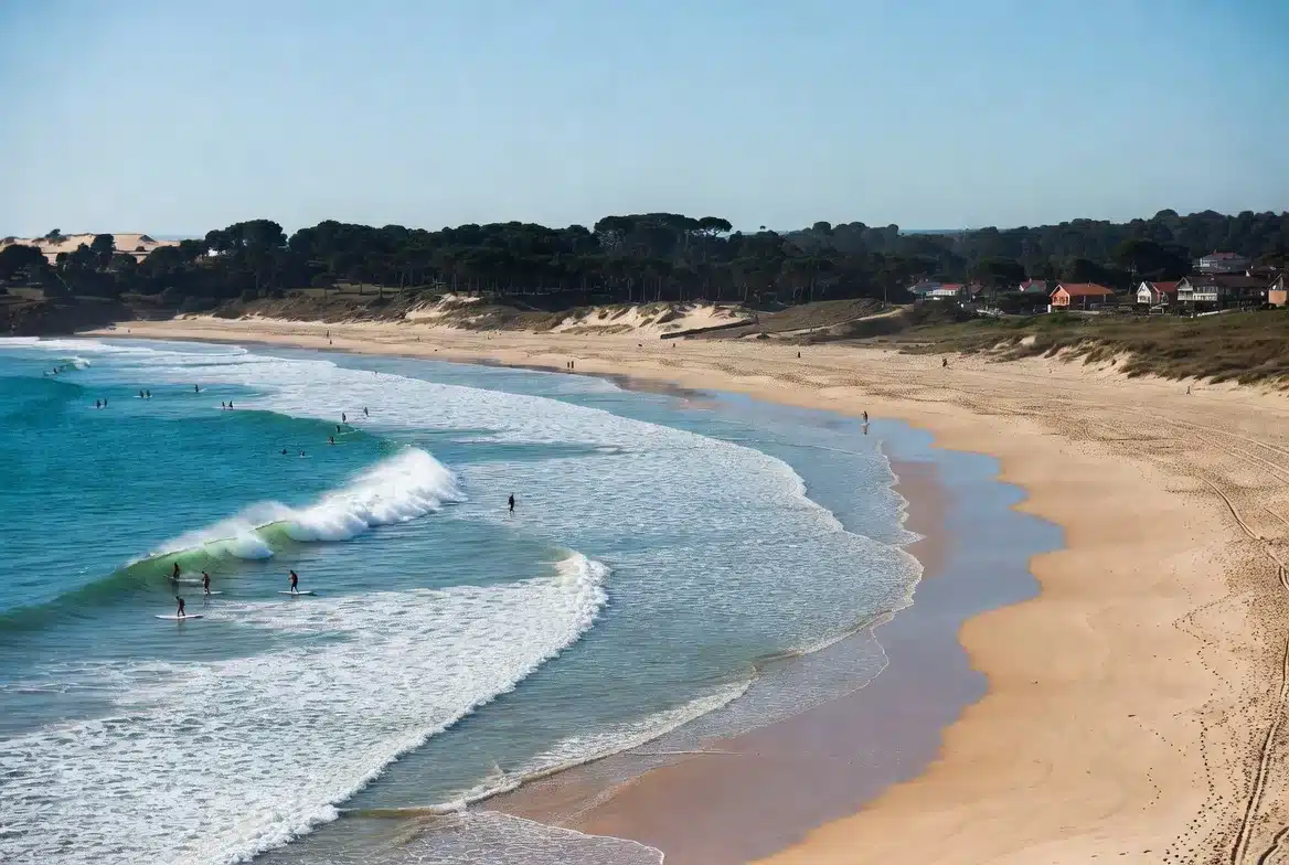 Surfeurs à La Gravière Hossegor