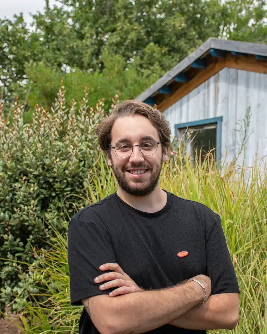 Timothé Pasquier, directeur du Domaine Les Oréades à Sanguinet